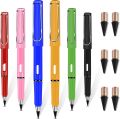 Infinity & Infinite everlasting Pencil with Eraser, Eternal inkless Pencils, Portable Everlasting Reusable Erasable Pencil.. 