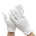 1 Pairs New Full Finger Men Women Etiquette White Cotton Gloves Waiters/Drivers/Jewelry/Workers Mittens Sweat Absorption Gloves Fugar. 