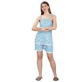 Printed Two Piece Night Wear Set For Women (DNW-5). 