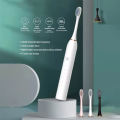 X-3 Sonic Electric Toothbrush | 6 Brushing Modes | 42,000 VPM High-Frequency Vibration | IPX7 Waterproof | USB Rechargeable | 4 Replacement Brush Heads. 