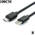 Type C USB-C To Micro USB Cable For Samsung Micro B USB Type C Cord Male To Male 30/100cm Fast Charge Data. 