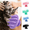NepLiving Silicone Hair Scalp Massager Brush Massaging Shampoo Brush Shower Cleaner Bath. 