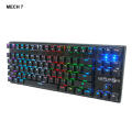 Imperion Mech 7 KG-M07R Compact 87Keys RGB Gaming Mechanical Keyboard- Kailh Switch. 