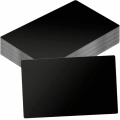 300 pcs/set Metal Portable Aluminium Business Card 86 54mm Engraving Area 0.2mm Thickness Blank Business Card Black Color DIY Laser Engraving Blanks CNC Laser Engraving Machine. 