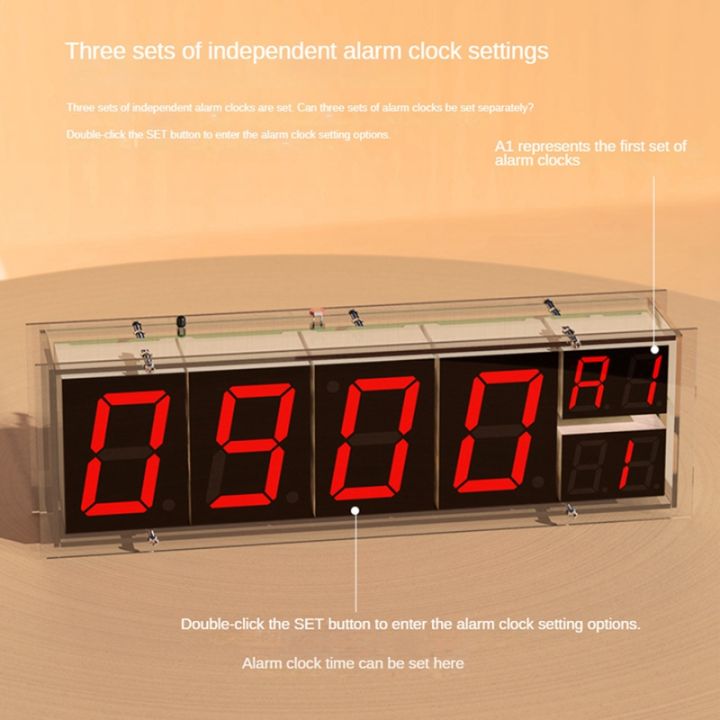 ESP8266%20WIFI%20Clock%20As%20Shown%20PCB+Electronic%20Components+Acrylic%20Network%20Timing%20Digital%20Display%20LED%20Dot%20Matrix%20Clock%20RED%20GREEN%20TIME%20Display%20-%20Image%205