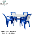 Super Deluxe Dolphin Dining and 4 Chair Set. 