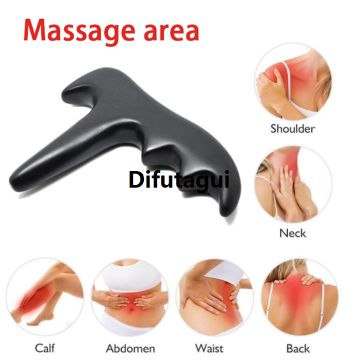 Difutagui 1PC Natural Stone Massage Cone Trigger Point Pressure Massage 【2025 Version】 Tool Body Massage Foot Shoulder Back Neck Point Stick Tools