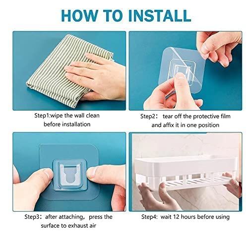 1%20Piece%20Plastic%20Bathroom%20Kitchen%20Storage%20Organize%20Shelf%20Rack%20Bathroom%20Shelves%20Shower%20Caddy%20Basket%20with%20Wall%20Mounted%20-%20Image%204