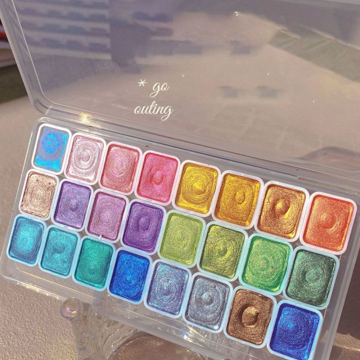 New%2020/24/60Colors%20Watercolor%20Painting%20Pigments%20Set%20Shine%20Lightfastness%20Pearlescent%20Glitter%20Watercolor%20Paints%20Flowers%20Decor%20Art%20Powder%20Painting%20Pigments%20Set%20-%20Image%204