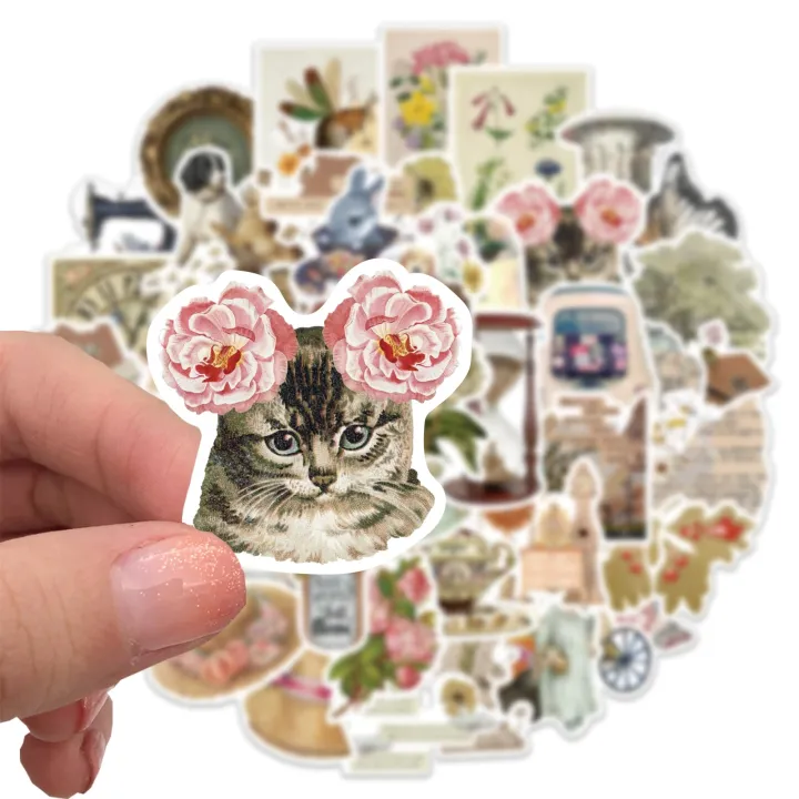 Artsy%20Home%2025/50%20Pcs%20Cartoon%20Retro%20Vsco%20Stickers%20for%20Laptops%20Cellphone%20Guitar%20-%20Image%203