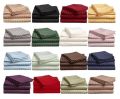 Ultra Soft Micro Cotton King Size Plain Striped Pattern  Bedsheet with 2 Pillow Covers. 