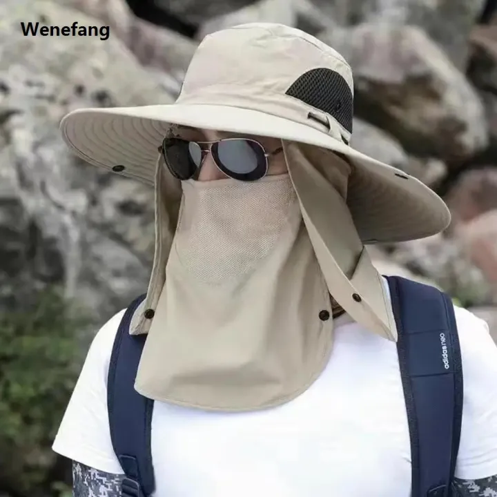 Wenefang%20Summer%20Outdoor%20Sports%20Men's%20Fishing%20Hat%20Sunscreen%20Uv%20Protection%20Fifty%20percent%20discount%20Breathable%20Sunshade%20Printing%20Casual%20Mountaineering%20Fishing%20Caps%20-%20Image%204