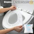 1/5Pcs Portable Non-Woven Fabric Disposable Toilet Seat Cover Pad for Travel Outing Hotel Hospital Toilet Supplies. 