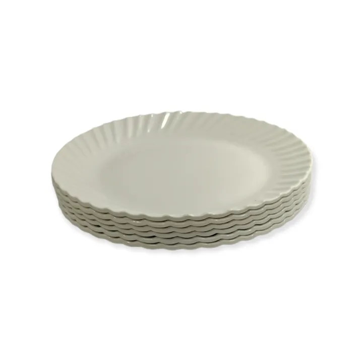 White%20Melamine%20Snack%20Plate%20Set%20%E2%80%93%208"%20Diameter,%20Break-Resistant,%20Stain-Resistant%20(Set%20of%206)%20-%20Image%204