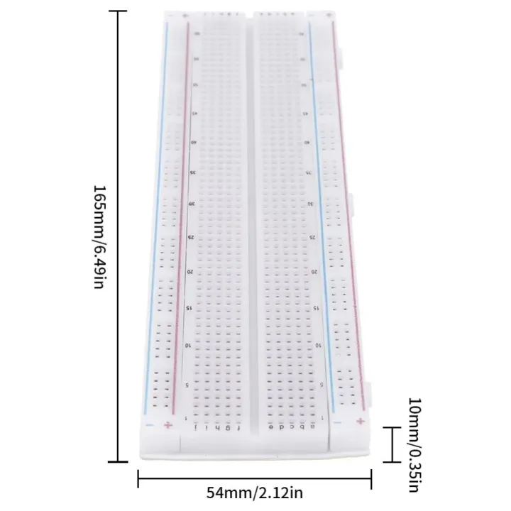 Solderless%20PCB%20Board%20830%20Tie%20Points%20MB-102%20Breadboard%20U%20Shape%20Red%20&%20Blue%20Wires%20Solderless%20Breadboard%20White%20Experimental%20Connection%20Board%20Test%20Develop%20-%20Image%202