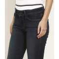 LEVI'S 711 Slim Mid Rise Dark Blue Jeans For Women 32971-0050. 