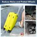Chair And Luggage Silicone Wheels Protection Anti Scratch Reduce Noise Covers 8 pc set. 