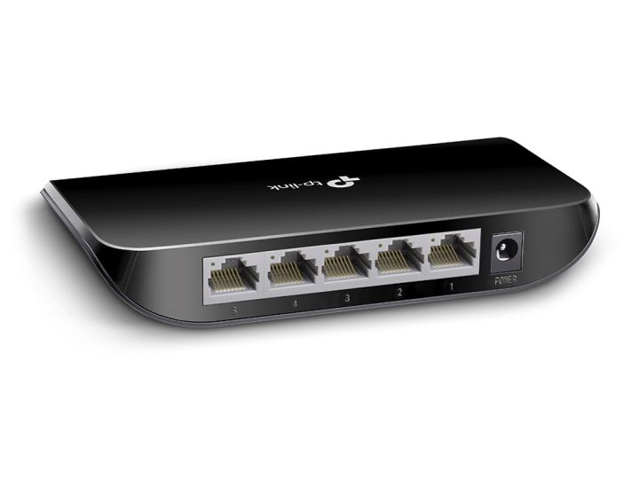 TP-Link%205%20Port%20Gigabit%20Ethernet%20Network%20Switch%20%7C%20Plug%20and%20Play%20%20%7C%20Traffic%20Optimization%20%7C%20Unmanaged%20(TL-SG1005D)%20Black%20-%20Image%205