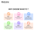 Blackview Wave 7C | 16GB(4GB+12GB) RAM + 64GB ROM | 5000mAh | 6.56" HD+ IPS. 