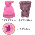 Flowerpot Mold DIY Handmade Crafts Plaster Candle Crystal Epoxy Resin Mold for Decors. 