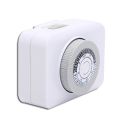 Indoor Mechanical Outlets Timer 24-Hour Programmable Plug. 
