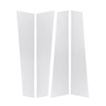 4Pcs Car Window B Pillar Strip Stickers for GLS Class 2016-2023 Accessories Center Post Chrome Aluminum Trim Panel. 