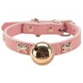 Penasfe Dog Neck Strap Adjustable Bone Patterns Pet Cat Dog Bell Necklace. 