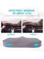 Car Memory Foam Heightening Seat Tailbone Coccyx Lower Back Pain Relief Cushion For Office Chair Wheelchair And More.. 
