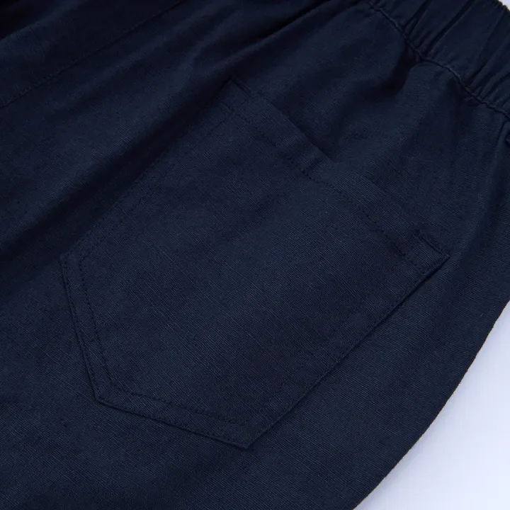 Bossini%20Women%E2%80%99s%20Summer%20Pants%20252275006%7C%20Lightweight%20Breathable%20%7C%20Comfortable%20Linen%20Cotton%20Elastane%20Stretch%20Casual%20Pants%20for%20Ladies%20-%20Image%208