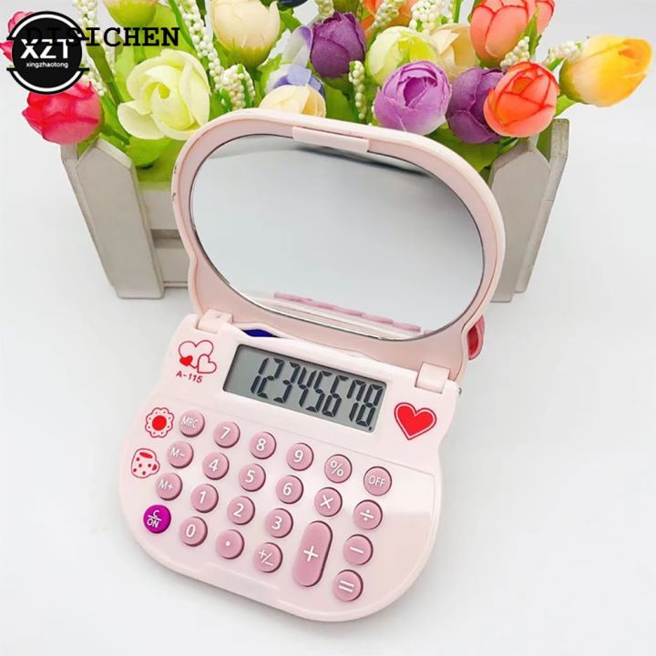 DISICHEN%20Fashion%20New%20Cute%20Makeup%20Mirror%20Calculator%20Accessories%20Cute%20Anime%20Cartoon%20Kawaii%20Clamshell%20Portable%20Toys%20For%20Girls%20Gift%20-%20Image%202