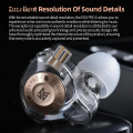 Sutuiying KZ EDX PRO X Wired Earphones HIFI Stereo Bass Music Earbuds 2025 New In Ear Sport Headphones Noise Cancelling Gaming Headset. 