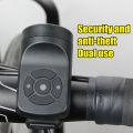 Bicycle Charging Horn, Super Loud Bell, Mountain Bike Electric Bell, Cycling Equipment Accessories CF8. 