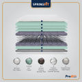 Springfit Pro Activ Jump 8 Layered Pillow Top Model Medium Soft Hotel Comfort Premium Bed Mattresses 8 Inch- Single Size Bed ( 78X36X8 Inch, 198X91Cm, 6.5X3 Foot Bonnell Spring Mattress). 