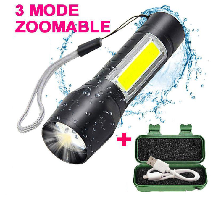 3%20Mode%20Rechargeable%20Waterproof%20Torch%20Light%20Xpe+%20Cob%20Led%20Zoomable%20USB%20Charge%20Tactical%20Flashlight%20-%20Image%208