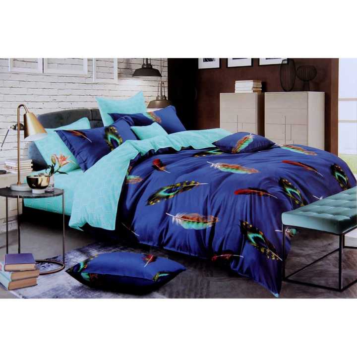 Elastic Fitted Bedsheet Set  6ft * 6.5ft