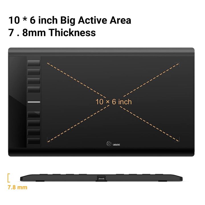 UGEE%20M708%20V3%20Digital%20Drawing%20Tablet,%2010%20x%206%20Inches%20Large%20Graphics%20Tablet%20-%20Image%205