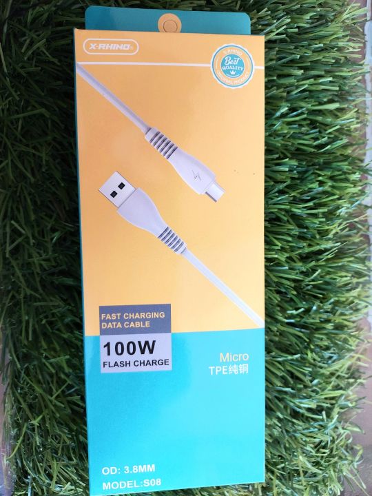 X-RHINO%20S08,%20100W%20Fast%20Charging%201M%20OD3.8%20With%20Micro%20Connector%20For%20Android%20Phone%20-%20Image%202