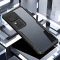 Vantime for  vivo V30 5G Case Air Cushion Hard Crystal Clear Back Shockproof Phone Casing. 