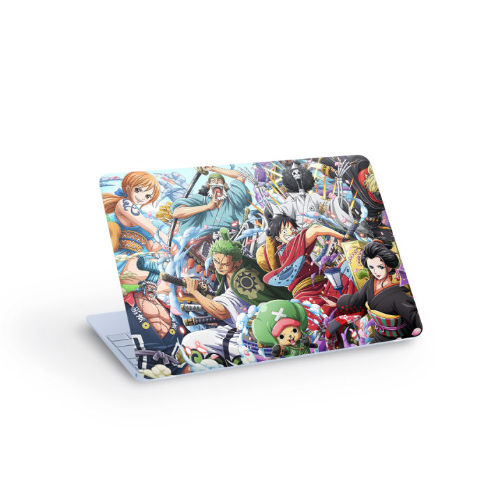 Laptop Back Sticker For Up to 15.6inch Laptop (One Piece Straw Hat Crew)