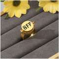 Creative New Cute SpongeBob Patrick Friendship BFF Open Ring Forever Friend Gift. 