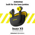 Nu Republic Dubstep Buzz X5 with 50 hrs Playtime, X-Bass, ENC, 13mm Dynamic Drivers, Hall Sensor Wireless Earbuds (Black, Yellow, True Wireless). 