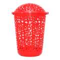 Red Laundry Basket With Lid. 