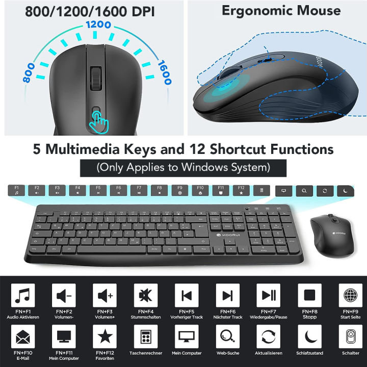 KOORUI%20BK0104%20Wireless%20Keyboard%20and%20Mouse,%20Quiet%20Mouse%20Keyboard%20Set,%20German%20Layout%20QWERTZ%20with%2012%20Function%20Keys,%202.4%20GHz%20Keyboard,%20Mouse%20Set%20for%20Windows,%20MacOS,%20Linux,%20Black%20-%20Image%204