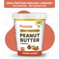 Pintola HIGH Protein Peanut Butter (ORGANIC JAGGERY) (Crunchy, 1kg). 