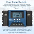 100A MPPT Sun Charging Control Intelligent Adjustment 4USB. 