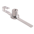 Display Case Lock Sliding Glass Door Ratchet Lock Security Glass Cabinet Lock with 2 Keys. 