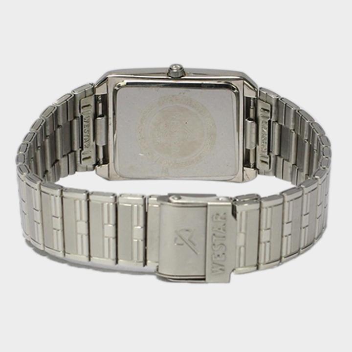 WESTAR%20E7030Stn103%20Black%20Dial%20Analog%20Watch%20For%20Men%20-%20Silver%20-%20Image%204