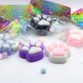 Bizzy Kawaii Cute Cat Paw Squeeze Toys Slow Rebound Decompression Toy Reduce Stress Decompression Kids Toy for Kids Sensory Toys. 