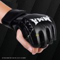Durable Half Finger Boxing Gloves Wear Resistant Karate Muay Thai Training Punching Gloves PU Taekwondo Gloves for Men Women. 