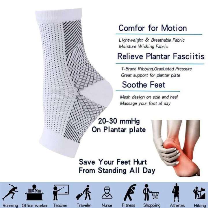 1Pair%20Socks%20Women%20Ankle%20Compression%20Sleeves%20Braces%20Arch%20Support%20Neuropathy%20Soothe%20Socks,Nano%20Soothesocks%20For%20Men%20-%20Image%204